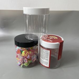 Contenitori di plastica Contenitori per scatole di barattolo da 4 once 250ml Contenitore per contenitore per cera Imballaggio per strumenti di cera per uso alimentare Conservazione di caramelle per tubi in silicone