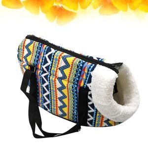 Переноска для собак, портативный рюкзак для кошек, теплая уличная сумка для хранения домашних животных, винтажная (размер L) коробка