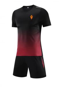 Real Zaragoza Men's Tracksuits summer leisure short sleeve suit sport training suit outdoor Leisure jogging T-shirt leisure sport short sleeve shirt
