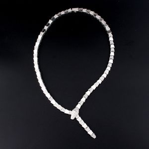 Широкие серебряные золотые подвески длинные ожерелья для женщин