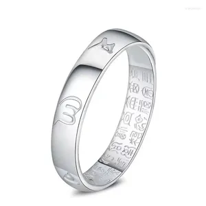 Cluster Ringe S925 Sterling Silber Ring Ins Farbloses Kleines Design Für Männer Und Frauen Temperament Coolen Stil Großhandel