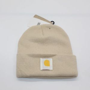 Quality Men Winter Beanie Brand Warm Beaniesヨーロッパ系アメリカ人二重層折りたたみ編みニット女性ウール帽子