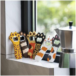 Openers Portable Creative Cat Paw Shaped Bottle Opener Glass Beer Kitchen Gadget Tools Bar Tool For Lx4684 Drop Delivery Home Garden Dhign