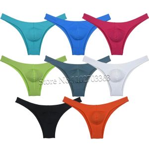 Mini slip da uomo in seta sottile di ghiaccio, comodi slip bikini, micro boxer super elasticizzati