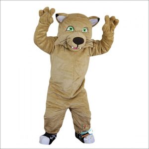 Professionell Halloween Cat Tiger Leopard Mascot Costume Walking Cartoon Anime Earth Performance Clothing Earth Props Clothing