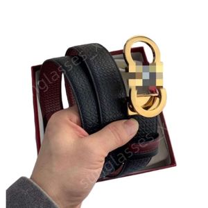 Designer Ferra Belt Designer Gamo di alta qualità Cintura Uomo Cintura da uomo classica con cintura in pelle di cuoio a strato a doppia faccia con involucro in pelle di vitello e nuovo puro