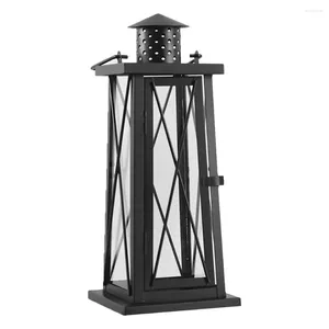 Candle Holders Windproof Holder Storm Lantern Candlestick Home Decor Dining Table Lighthouse Outdoor Wedding