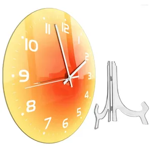 Zegary ścienne Wygodne zegar Delikatne stół dekoracyjne ozdoby akrylowe nowoczesne biurko gospodarstwa domowego