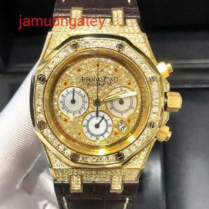 Ap Collezioni di orologi svizzeri di lusso Tourbillon Cronografo a carica automatica Royal Oak e Royal Oak Offshore per uomo e donna 26068BA Y984