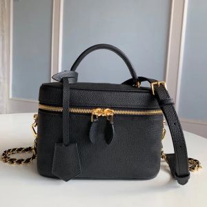 7A High I Designer Crossbody Bag VANITY Bolsa de maquiagem de couro real Mulher Designer de luxo Moda Casual VANITY PM Bolsa de cosméticos Bolsas de ombro Crossbody Handbag