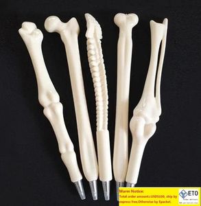 Creative Novelty Bone Shape Ballpoint Penns Finger Nurse Doctor Artist Stationery Gift Favors Crazy Student Priser Writing Supplies