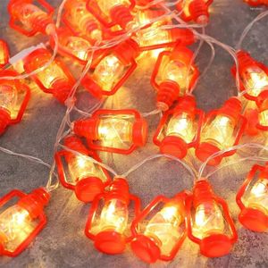 Strings Mini Kerosene Lantern String Lights Super Bright Battery Powered Decorative For Bedroom Patio Garden Holiday Decorations