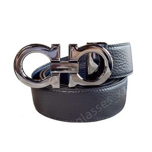 Ferra Belt Designer Gamo Top Quality Cintura Uomo 8-line buckle belt simple crocodile pattern smooth buckle business