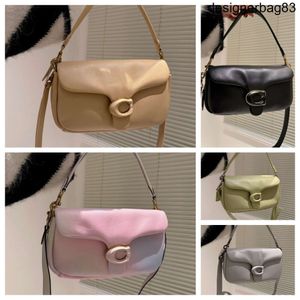 Bolsa de ombro designer baghandbag crossbody sacos balck cinza creme rosa corpo macio bolsas mini tabby travesseiro bolsas para mulheres couro verde preto