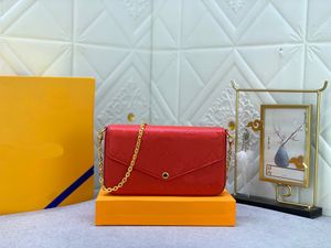 Top Brand High Quality Classic Clamshell Bag Fashion Purse Mini Crossbody Bag Designer Bag Women's Handbag Luxury letter-printed red leather shoulder purse