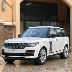 Diecast Model Car 118 Range Rover Sports Alloy Car Model diecast Metal Toy Offage Vehicles Car Model Sound and Light Kids Gifts 230420