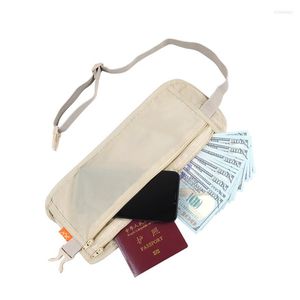 Waist Bags 2023 Fashion Invisible Travel Packs Pouch For Passport Money Belt Bag Hidden Security Wallet Gifts