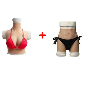 Breast Form Silicone Tits Bodysuit Artificial Fake Boobs Vagina Pants Shemale Underwear Men To Woman Transgender Sissy Ladyboy Crossdresser 231121