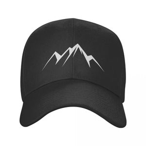 Berets Black Mountain Range Baseball Caps Adult Fashion Trucker Hat Adjustable Polyester Sports Cap Summer CapBerets