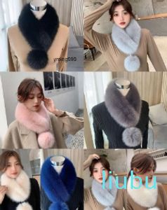 soft Imitation women fox Valentines fur headband scarf Ring luxury cashmere men scarves Partydress classic plaid