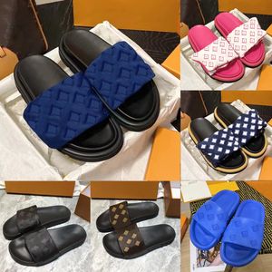 Slippers Slides Designer Men Mulheres Manomotas de Moda Sandálias Unissex Slip-On Plataforma Plataforma Flat Shoes Outdoor Indoor