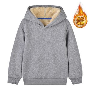 Hoodies Sweatshirts Pullovers for Kids Autumn Winter Fleece Thick Warm Casual Sportsweat Infants Boys Girls Sweatshirt School Children Tops 231120