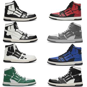 Skel Top Designer 2023 Rinnande skor för män Kvinnor Multi Color Black White Green Red Blue Grey Chaussure Top Quality Fashion Cool Mens Sports Sneakers