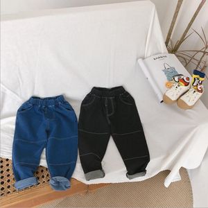 Jeans 2023 Varrive Boys denim harem pantolon bahar moda jean 3-8t hm377