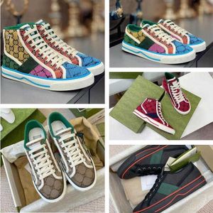 top popular Tennis 1977s Sneaker Designers Canvas Casual Shoe Women Men Shoes Ace Rubber Sole Embroidered Beige Washed Jacquard Denim Fashion Classic 2023