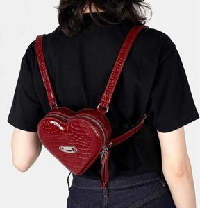 Abendtaschen Abendtaschen Vivi Designer Taschen für Damen Krokodilleder Rucksack Japanische Mode Umhängetasche Herz Mini Bookbags f3248268