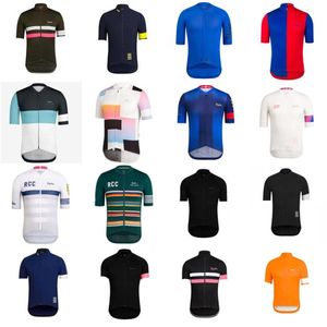 Rapha Team Men Sleeves Shorts Cycling Jersey Road Racing Tops Tops Summer Treasable Outdible Sports Maillot S21005261F