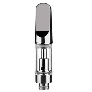 シルバーTH205ベイプカートリッジセラミックガラスクロムメタル0.5ml 0.8ml 1.0ml 510スレッド空のカートフォームに詰め込まれている