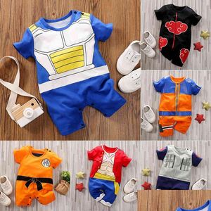 Kläder sätter kostym nyfödda baby pojke kläder bomull nyfödd spädbarn romper onesie jumpsuits pyjamas outfit babygrow overalls 103 d dho1j