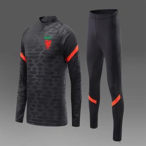 Tute da calcio da uomo della nazionale di calcio del Galles tuta da allenamento per corsa all'aperto autunno e inverno kit da calcio per bambini 2694