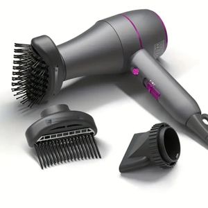 Set di piastre per capelli professionali con asciugacapelli One Step con pettini, asciugatura rapida, design compatto e silenzioso 231122
