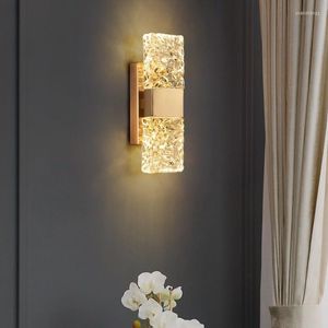 Wall Lamps Modern Style Crystal Decorative Items For Home Living Room Decoration Accessories Antique Lamp Styles