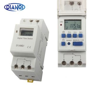 Timers Timer switch din rail digital TP8A16 weekly programmable electronic microcomputer time 220V 230V 6A-30A 12V AC bell ring 230422