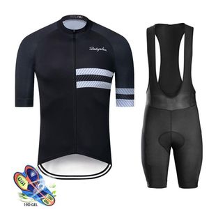 Cykeltröja 2021 Triathlon Men Cycling Set Short Sleeve Breattable Mtb Maillot Ropa Ciclismo Summer Cycling Clothing295h