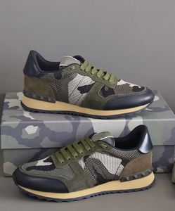 2024 Luxury Runner Camouflage Sneakers Shoes Suede Leather Mens Camo Skateboard Walking Famous Brands Man Comfort Run Sports Trainers Shoe EU38-46 with box