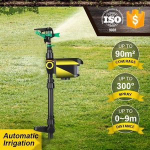 Solarbetriebener, bewegungsaktivierter Tiervertreiber, Gartensprinkler, Vogelscheuche, Tierabschreckung, Wassersprinkler, T200530259g