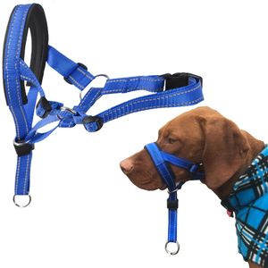 Köpek yakaları Pet Pet Nazik Lideri Ağrı Yok Çekme Kontrolü Eğitimi Tasma Ayarlanabilir Harness Burun hükümdar