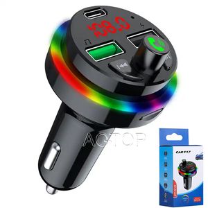 F17 FM Transmitter Wireless Handsfree Audio Receiver Auto MP3 Player PD USB Car Phone Charger