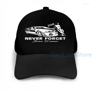 Ball Caps Fashion Fast 8 - Never Forget Walker Basketball Cap Men Women Graphic Print Black Unisex Adult Hat