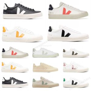 Womens Sneakers Shoes Men 'S Classic White Unisex Fashion Couples Vegetarianism Style Original Veja Campo Size 36-45