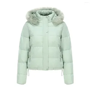 Kadın Trençkotları Kış Ceketleri Kadın Pez Küfür Soğuk Kat Hood Ceketler 2023 Parka Yeşil Siyah Kırmızı Kahverengi Mavi Khaki XS XXS