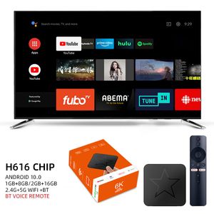 Q7 ATV TV Kutusu Allwinner H616 Dört Çekirdek Android 10 Akıllı TV Kutusu Bluoth Ses Uzaktan Kumanda 5G WiFi BT 5.0 Akış Seti Üst Kutu Android TVBox