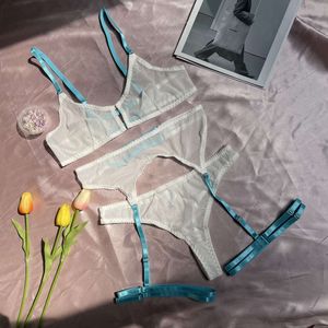 3PC Mode Spitze Sexy Frauen Unterwäsche Heiße Erotische Push-Up Bh Tanga Strumpfband Dessous Set Lenceria Sinnliche Mujer Sexi