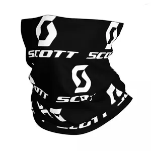 Sciarpe bianche Scotts Bike Logo Bandana Ghetta per il collo Passamontagna stampato Sciarpa avvolgente Fascia per equitazione per uomo Donna Adulto Per tutte le stagioni