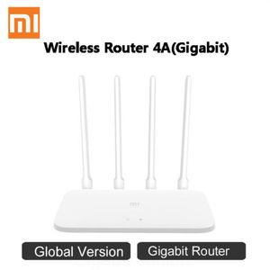 Маршрутизатор Xiaomi 4A Gigabit edition 2 4 ГГц 5 ГГц Wi-Fi DDR3 с высоким коэффициентом усиления 4 антенны Управление через приложение Mi router 4A WiFi Повтор Xiaomi Router2273