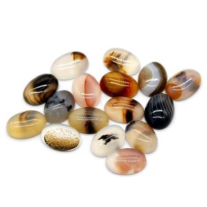Beads Other Wholesale 1 Piece Of Natural Agate 10 14mm Oval DIY Jewelry Making Men's Ring Stone /1/10/20/30/40/50/100Other